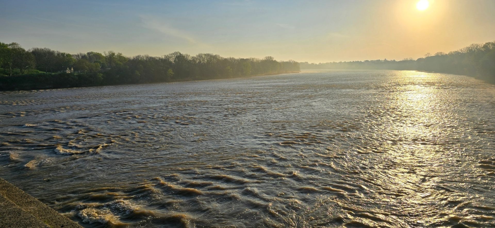 View from the Interurban Bridge over the Maumee River