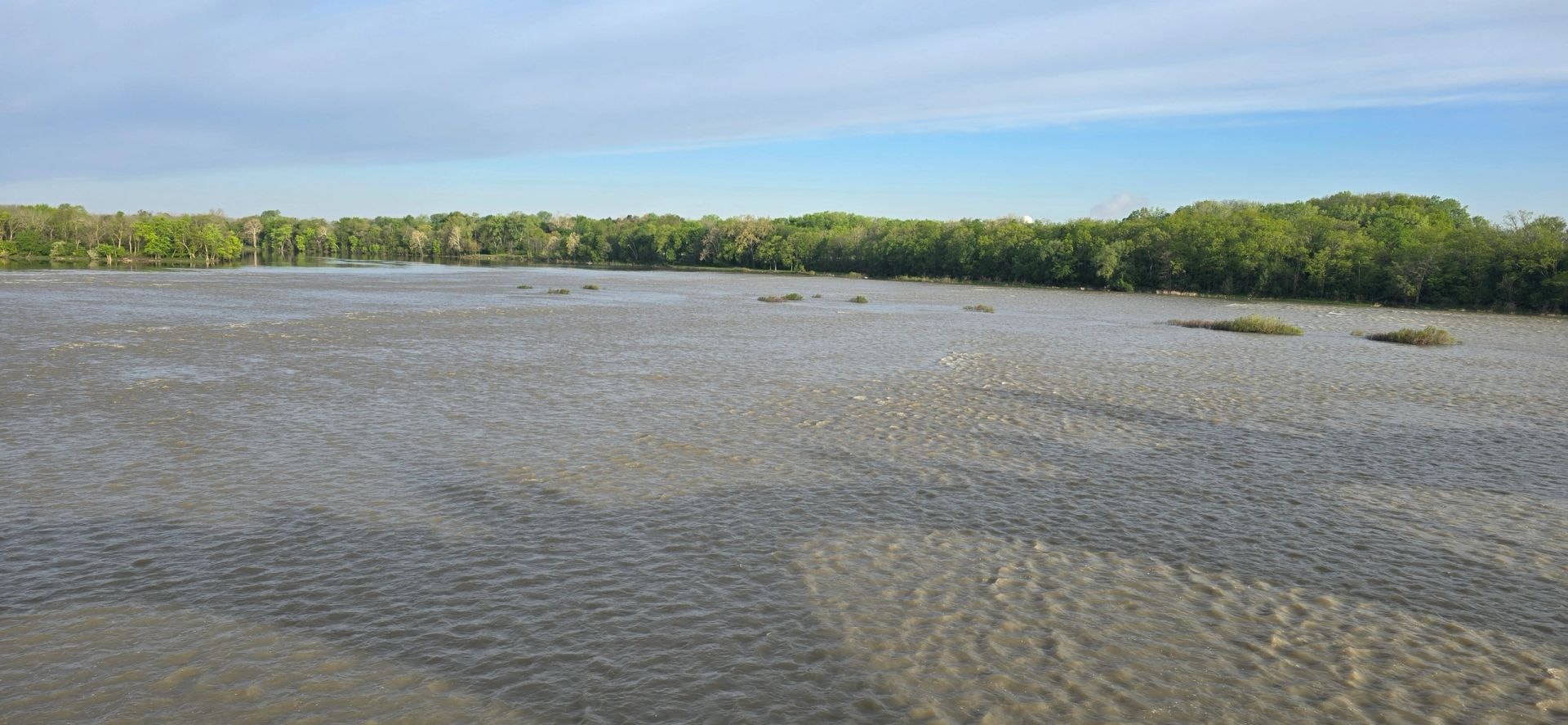 View from the Interurban Bridge over the Maumee River