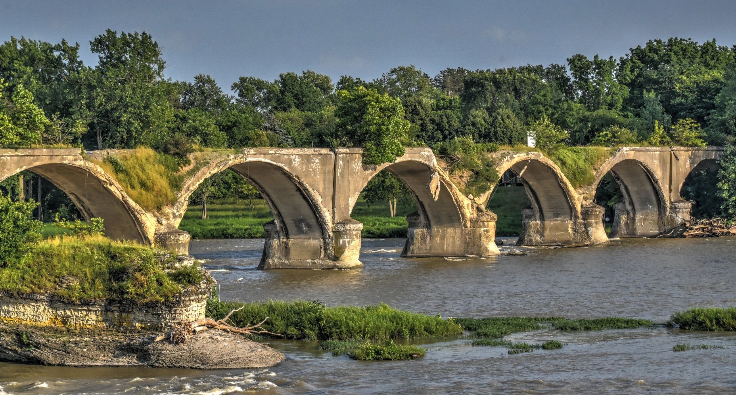 The Interurban Bridge at Roche de Boeuf, Waterville Ohio